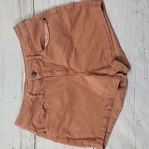 Universal Thread Salmon/Light Brown High Rise Midi Short Size 8/29